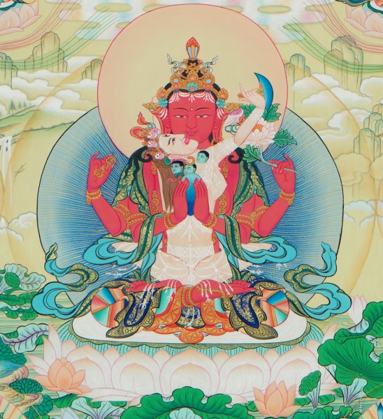 Gyalwa Gyatso - Tchenrezi rouge