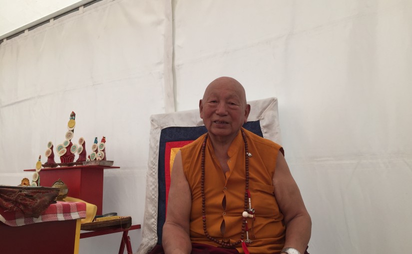 Initiations à Montchardon avec Lama Teunsang – août 2015